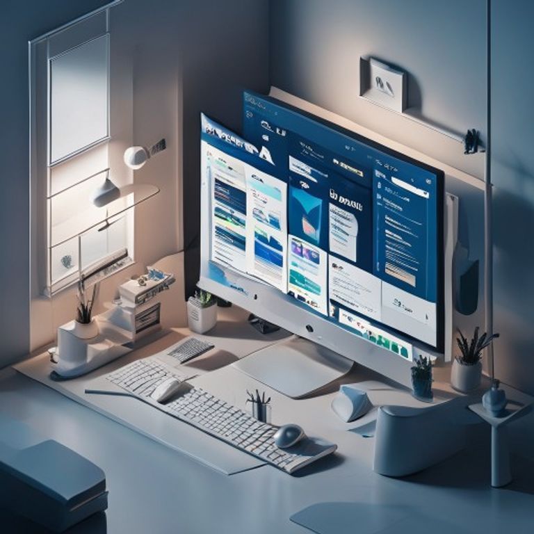 Tampilan dashboard manajemen portofolio digital yang modern dan efisien untuk workflow tim web developer agensi.