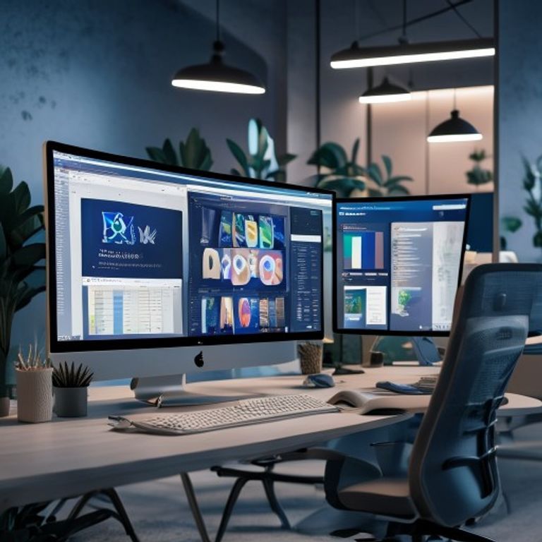 Tampilan dashboard website agensi yang menggunakan addon portofolio interaktif untuk meningkatkan konversi klien.