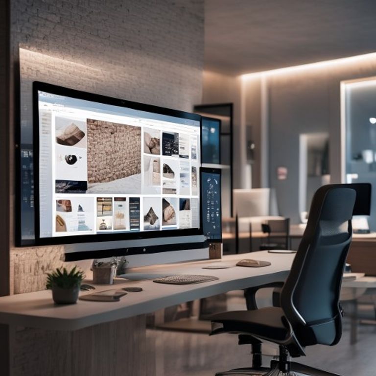 Tampilan dashboard plugin portofolio premium pada website agensi digital yang dibangun menggunakan Elementor.